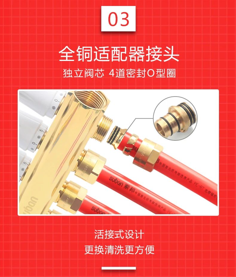 地暖适配器接头
