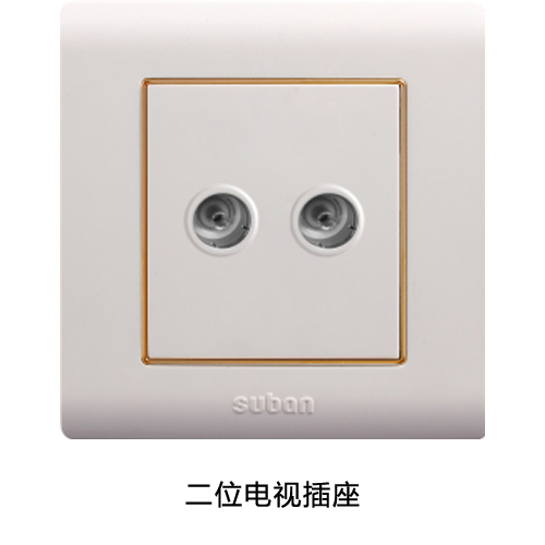 二位电视插座